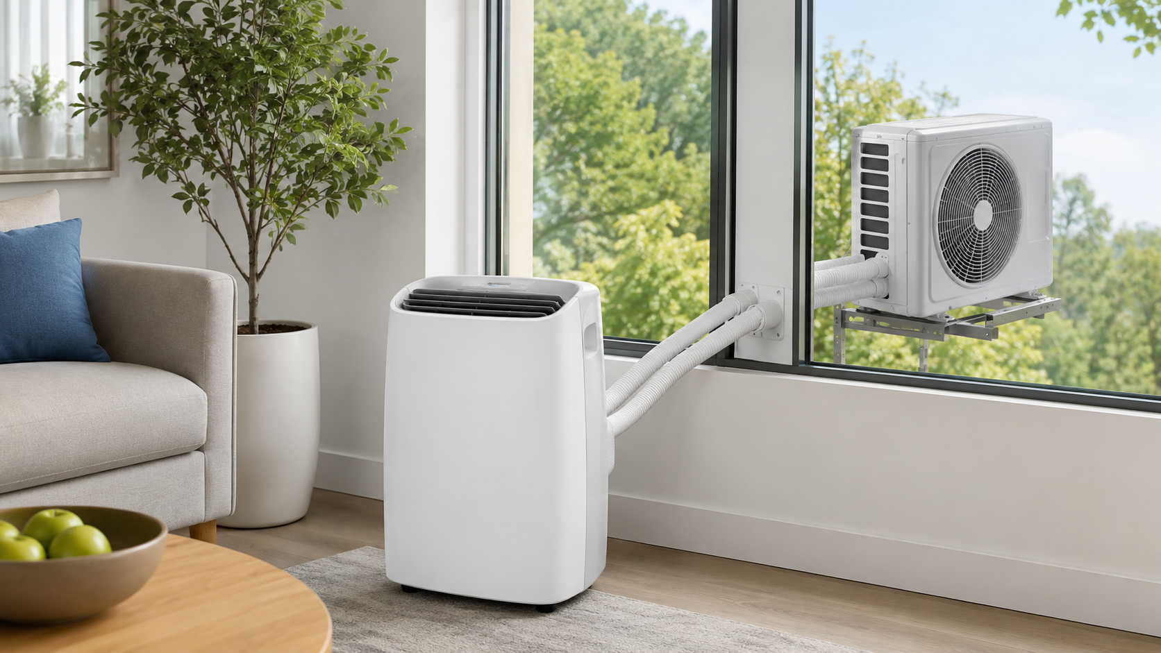 Midea PortaSplit: klimatizace bez vrtání, která spojuje výkon splitu s mobilním provedením